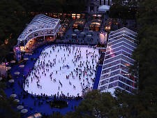 Bryant Ice skating rink from above