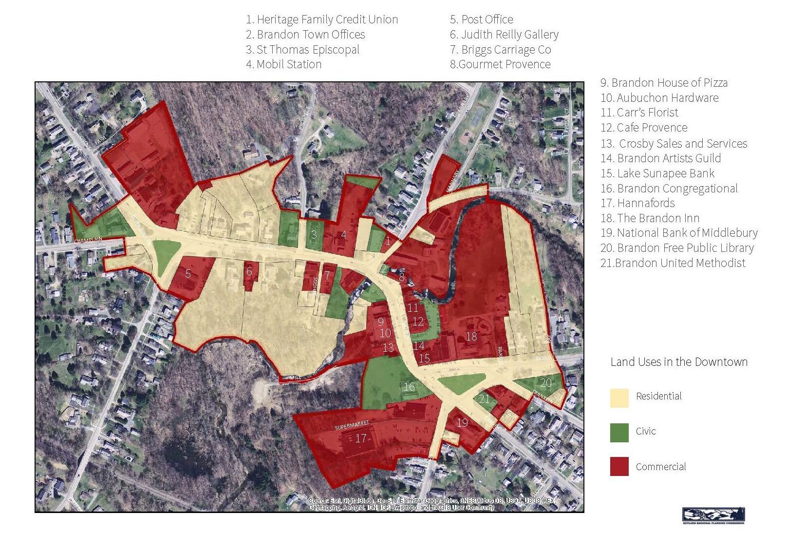 Downtown boundary map